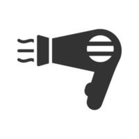 Hair dryer icon vector