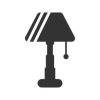 Bed light icon vector