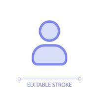 Contact pixel perfect glassmorphism ui icon. Address book management. Color filled line element with transparency. Vector pictogram in glass morphism style. Editable stroke