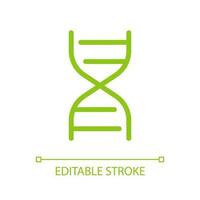 DNA molecule pixel perfect glassmorphism ui icon. Genetic code. Inheritance. Color filled line element with transparency. Vector pictogram in glass morphism style. Editable stroke