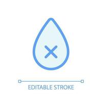 Dehydration pixel perfect glassmorphism ui icon. Liquid loss. Unhealthy state. Color filled line element with transparency. Vector pictogram in glass morphism style. Editable stroke