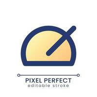 Speed up pixel perfect gradient fill ui icon. Footage editing. Accelerate video. Fast playback. Modern colorful line symbol. GUI, UX design for app, web. Vector isolated editable RGB element