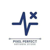 Removed pulse animation pixel perfect gradient fill ui icon. Delete heartbeat effect from footage. Modern colorful line symbol. GUI, UX design for app, web. Vector isolated editable RGB element