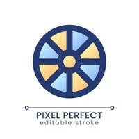 Hue color pixel perfect gradient fill ui icon. Palette wheel. Video correcting tool. Retouching software. Modern colorful line symbol. GUI, UX design for app, web. Vector isolated editable RGB element