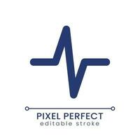 Heartbeat animation effect pixel perfect gradient fill ui icon. Video editing feature. Repeating pulse. Modern colorful line symbol. GUI, UX design for app, web. Vector isolated editable RGB element