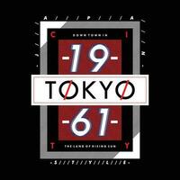 tokyo japan urban graphic, typography design, fashion t shirt, vector illustration