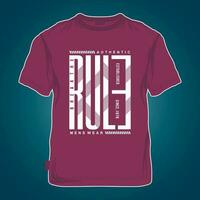 break the rules graphic, typography vector, t shirt design, illustration, good for casual style vector