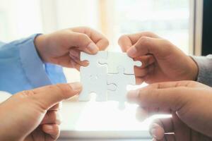 Business strategy partnership and teamwork concept. photo