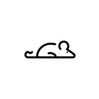 science mice or mouse sign symbol vector