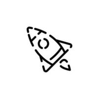 rocket icon sign symbol vector