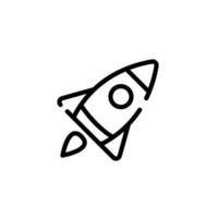 rocket icon sign symbol vector