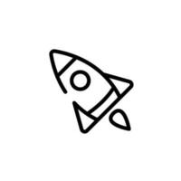rocket icon sign symbol vector