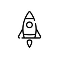 rocket icon sign symbol vector