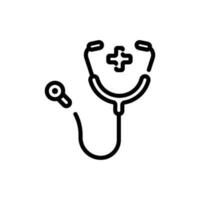 stethoscope icon sign symbol vector