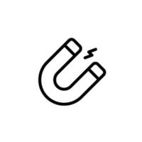 imán icono firmar símbolo vector