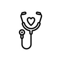 stethoscope icon sign symbol vector