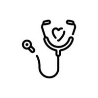 stethoscope icon sign symbol vector