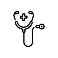 stethoscope icon sign symbol vector