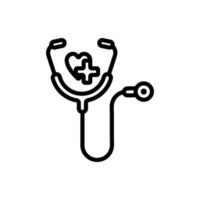 stethoscope icon sign symbol vector