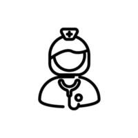 nurse icon sign symbol vector