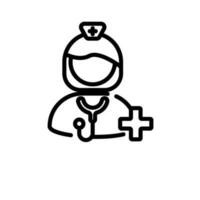 nurse icon sign symbol vector