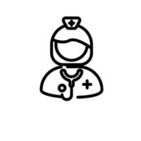 nurse icon sign symbol vector