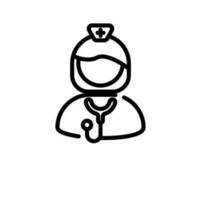 nurse icon sign symbol vector