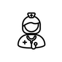 nurse icon sign symbol vector