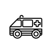 ambulancia icono firmar símbolo vector