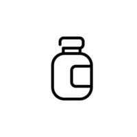 medicine bottle sign symbol vector