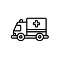 ambulance icon sign symbol vector