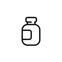 medicine bottle sign symbol vector