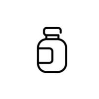 medicine bottle sign symbol vector