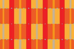 Ethnic zigzag pattern in retro colors, Aztec style seamless vector background