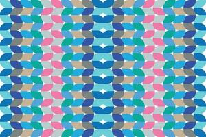 Ethnic zigzag pattern in retro colors, Aztec style seamless vector background