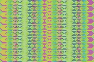 Ethnic zigzag pattern in retro colors, Aztec style seamless vector background