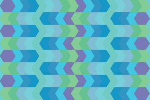 Ethnic zigzag pattern in retro colors, Aztec style seamless vector background