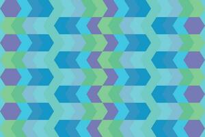 Ethnic zigzag pattern in retro colors, Aztec style seamless vector background