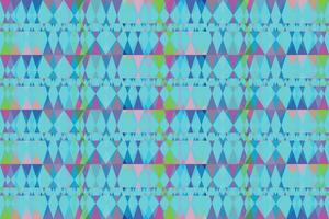 Ethnic zigzag pattern in retro colors, Aztec style seamless vector background