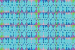 Ethnic zigzag pattern in retro colors, Aztec style seamless vector background