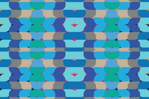 Ethnic zigzag pattern in retro colors, Aztec style seamless vector background