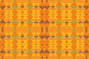 Ethnic zigzag pattern in retro colors, Aztec style seamless vector background