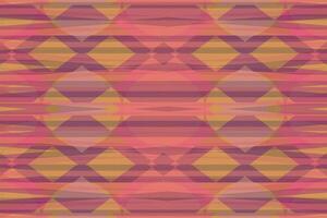Ethnic zigzag pattern in retro colors, Aztec style seamless vector background