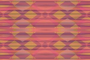 Ethnic zigzag pattern in retro colors, Aztec style seamless vector background