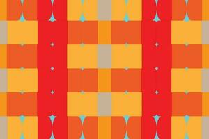 Ethnic zigzag pattern in retro colors, Aztec style seamless vector background