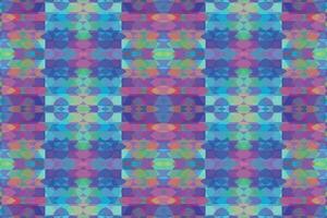Ethnic zigzag pattern in retro colors, Aztec style seamless vector background