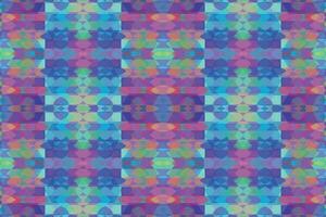 Ethnic zigzag pattern in retro colors, Aztec style seamless vector background