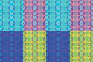 Ethnic zigzag pattern in retro colors, Aztec style seamless vector background