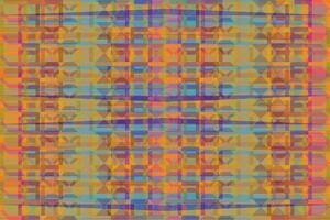 Ethnic zigzag pattern in retro colors, Aztec style seamless vector background