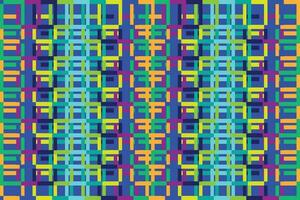 Ethnic zigzag pattern in retro colors, Aztec style seamless vector background